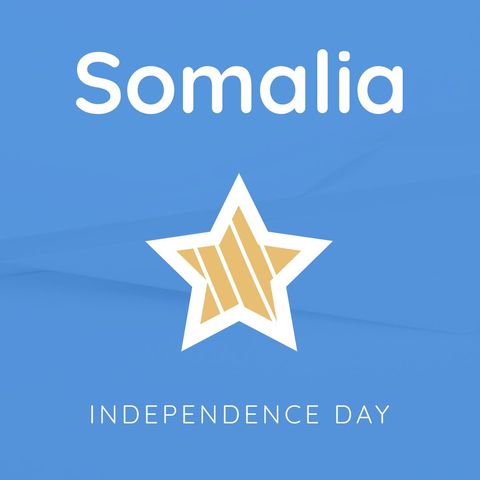 somalia independence day celebration banner with star - Download Free Stock Templates Pikwizard.com