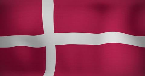 Flag of Denmark Waving in the Wind - Download Free Stock Images Pikwizard.com