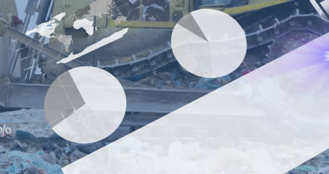 Data Analytics Overlay on Wasteland Background