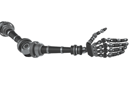 Abstract Futuristic Robotic Arm on Transparent Background - Download Free Stock Videos Pikwizard.com