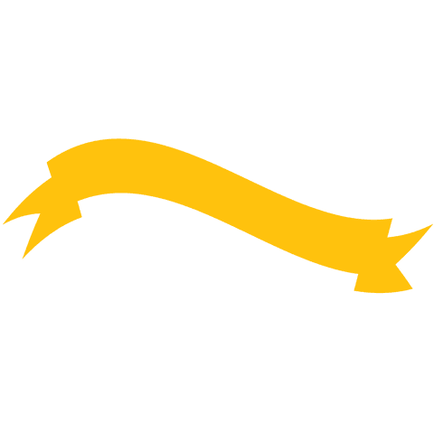 Yellow Ribbon Banner with Transparent Background for Celebrations - Download Free Stock Videos Pikwizard.com