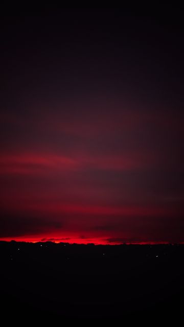 Vibrant Red and Purple Sunset Over Horizon - Download Free Stock Photos Pikwizard.com