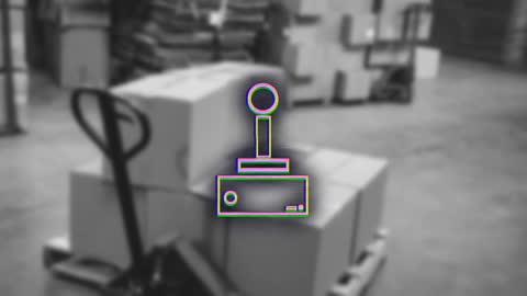 Digital Interface and Global Logistics with Gamepad Overlay