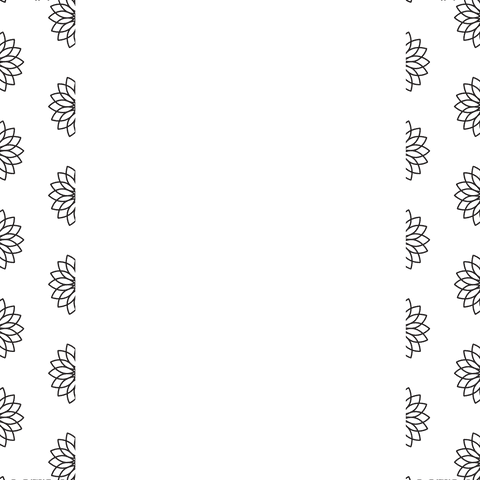 floral border design with copy space on transparent background - Download Free Stock Videos Pikwizard.com