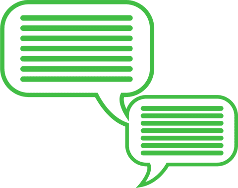 Green Transparent Speech Bubbles Illustration for Communication Concept - Download Free Stock Videos Pikwizard.com
