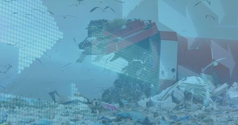 Economic Uncertainty Amidst Environmental Waste Challenge - Download Free Stock Images Pikwizard.com