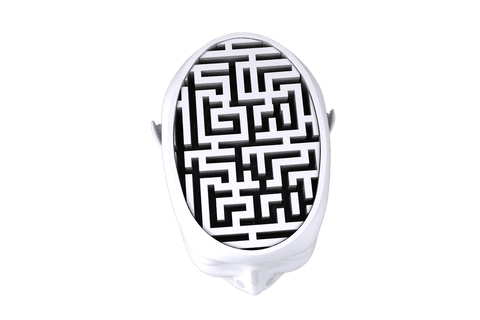 maze inside human head on transparent background - Download Free Stock Videos Pikwizard.com