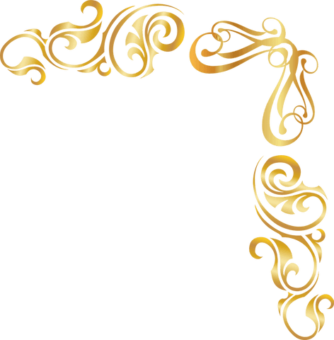 luxurious golden filigree corner on transparent background - Download Free Stock Videos Pikwizard.com