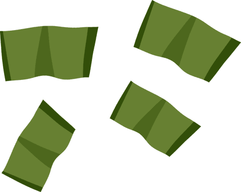 floating green money bills on transparent background - Download Free Stock Videos Pikwizard.com