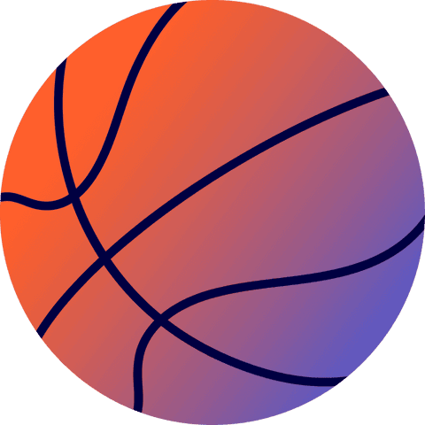 transparent background basketball symbol with gradient design - Download Free Stock Videos Pikwizard.com