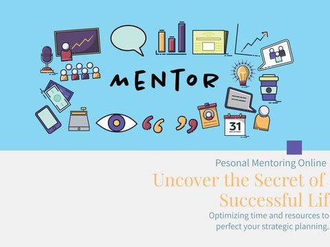 Online Mentoring Program Promoting Strategic Growth - Download Free Stock Templates Pikwizard.com