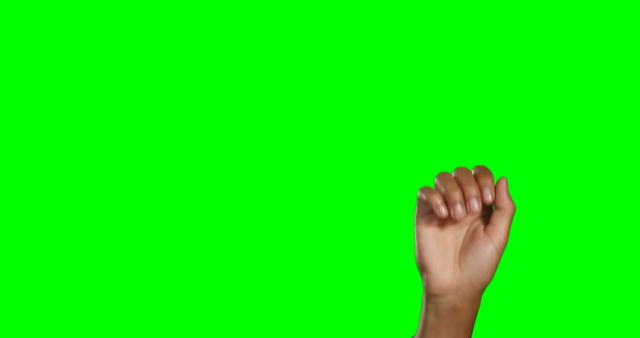 African American Hand Gesturing Fist on Green Screen Background - Download Free Stock Images Pikwizard.com