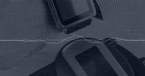Synchronizing Smartwatch Technology with Digital Networks - Download Free Stock Images Pikwizard.com