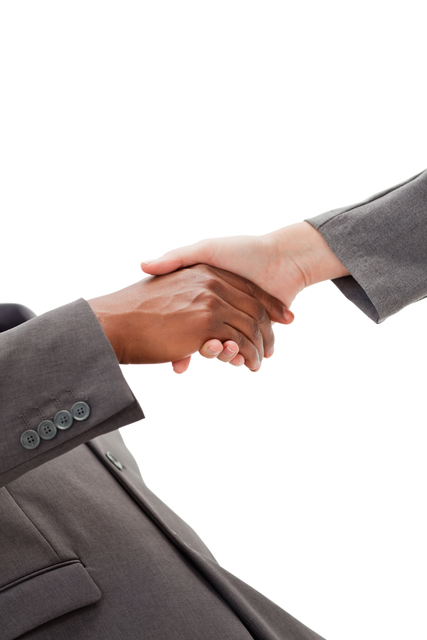 Transparent Business Handshake Between Diverse Professionals - Download Free Stock Videos Pikwizard.com