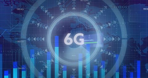 Innovative 6G Network Concept with Digital Interface - Download Free Stock Images Pikwizard.com