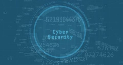 Digital Cybersecurity Concept with Encrypted Data - Download Free Stock Images Pikwizard.com