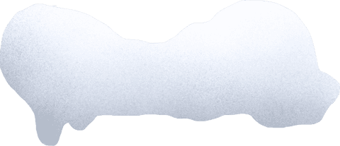 Transparent Snow Drift Icon with Shadow Vector