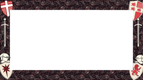 medieval themed transparent frame with shields and swords for text - Download Free Stock Videos Pikwizard.com