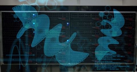 Futuristic Medical Data Processing with Digital Interface