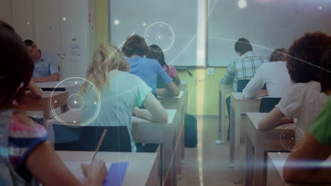 Students Learning in Technology-Enhanced Classroom with Digital Network