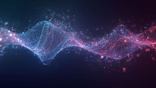 Luminous Particle Wave in Digital Space