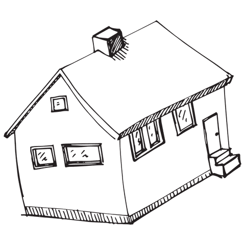 transparent hand drawn house illustration - Download Free Stock Videos Pikwizard.com