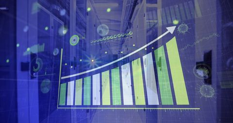 data processing with digital growth concepts - Download Free Stock Images Pikwizard.com