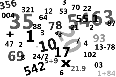 stylish numeric symbols on transparent background - Download Free Stock Videos Pikwizard.com