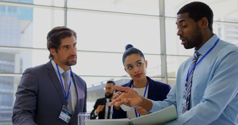 Diverse Business Team Engaging in Strategic Dialog at Seminar - Download Free Stock Images Pikwizard.com