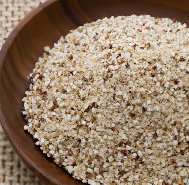 Close up of bowl of multiple grains of rice quinoa. Nature, plant and food concept.