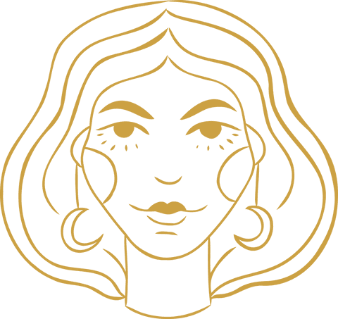 Virgo Zodiac Symbol with Feminine Face Outline on Transparent Background - Download Free Stock Videos Pikwizard.com
