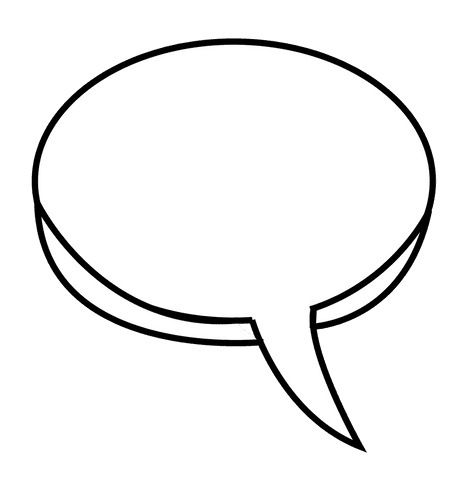Blank White Speech Bubble on Transparent Background Vector - Download Free Stock Videos Pikwizard.com