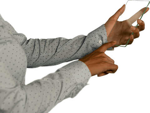 Woman Interacting with Transparent Touchscreen Device - Download Free Stock Videos Pikwizard.com