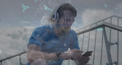 Augmented Reality Smartphone Fitness Integration in Urban Cloudscape