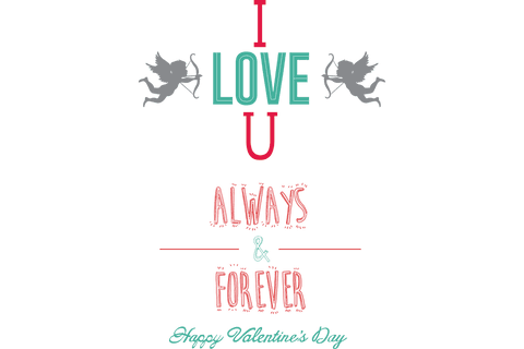 transparent happy valentine's day text with cupid graphics - Download Free Stock Videos Pikwizard.com