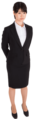 transparent background asian businesswoman professional stance - Download Free Stock Videos Pikwizard.com