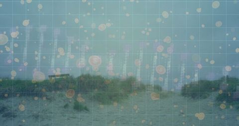 Abstract landscape of financial growth and technology