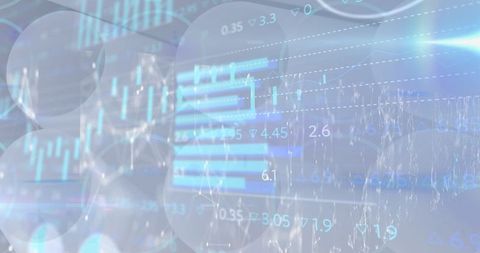 Futuristic Data Analytics Technology Background