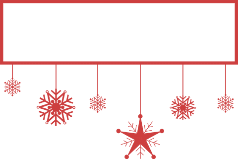 red christmas banner with hanging snowflakes transparent background - Download Free Stock Videos Pikwizard.com