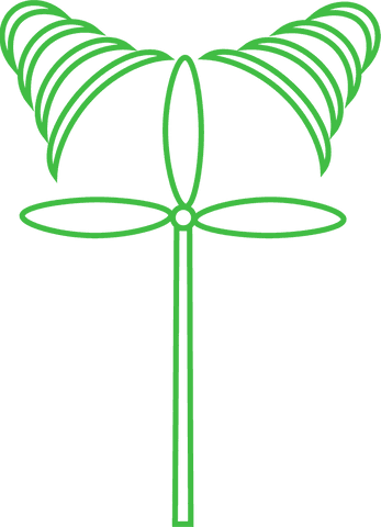 transparent green windmill illustration for ecology concepts - Download Free Stock Videos Pikwizard.com