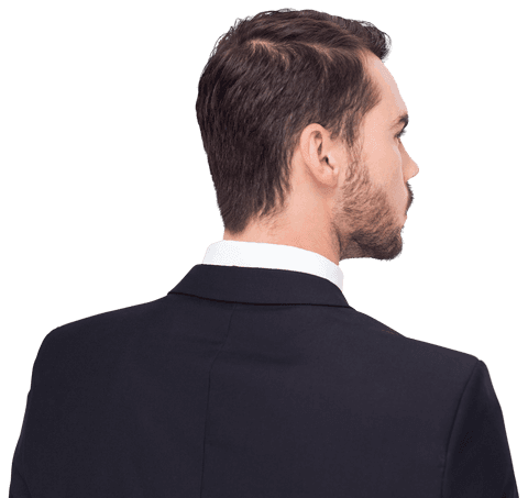 Elegant Businessman in Suit on Transparent Background