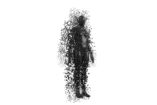 Full-Length Transparent Pixelated 3D Composite Female Figure - Download Free Stock Videos Pikwizard.com