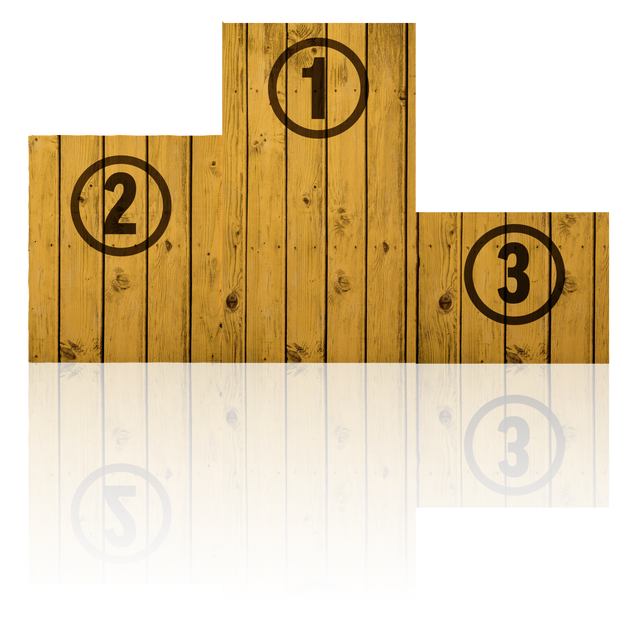 Transparent Wooden Podium Layout With Distinct Numerical Markings - Download Free Stock Videos Pikwizard.com