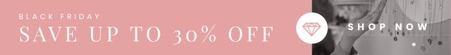 Composition of black friday save up to 30 percent off text on pink background. Banner maker concept digitally generated image.