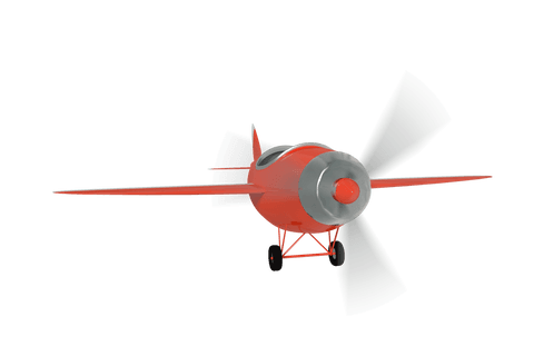 red airplane illustration on transparent background for travel theme - Download Free Stock Videos Pikwizard.com