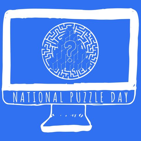 national puzzle day maze monitor design for problem solving - Download Free Stock Templates Pikwizard.com