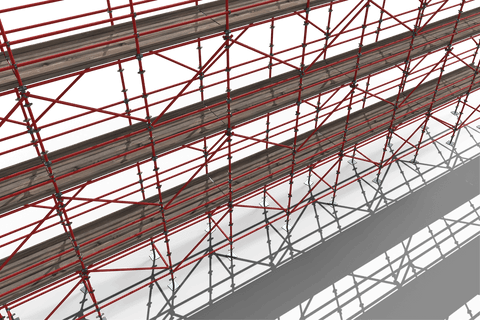 high angle illustration of transparent construction scaffolding - Download Free Stock Videos Pikwizard.com