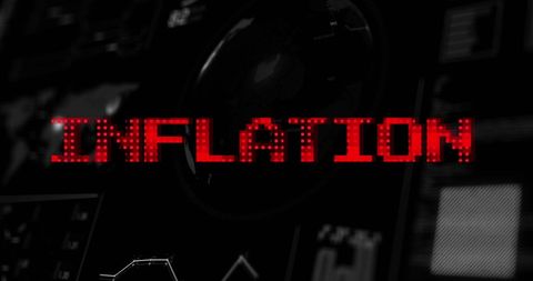 Inflation Concept with Digital Globe and Economic Data Visualization - Download Free Stock Images Pikwizard.com
