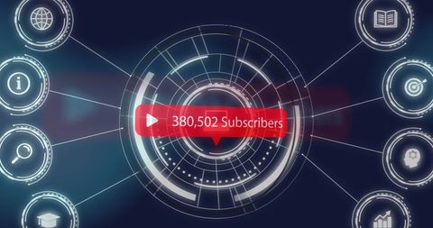 Rising subscriber count in futuristic digital network context
