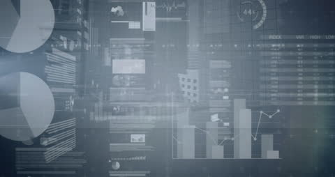 Advanced Financial Data Analysis Visualization Background